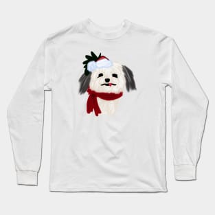 Cute Havanese Drawing Long Sleeve T-Shirt